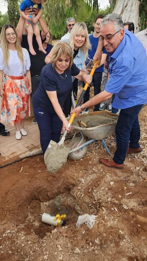 טקס הנחת אבן הפינה לשכונת נאות צבי