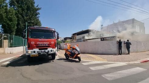 זירת השריפה