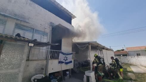 זירת השריפה
