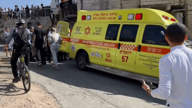 זירת האירוע בשדרות ויצמן זירת האירוע בשדרות ויצמן
