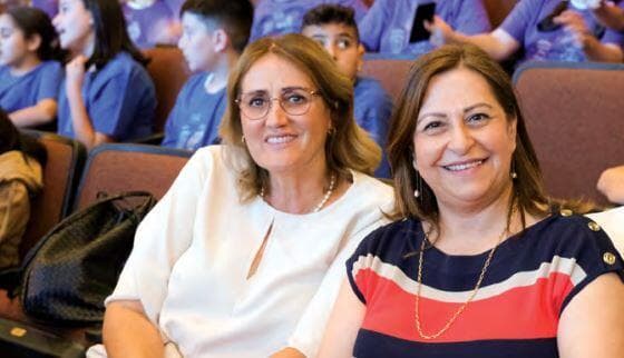 מימין לשמאל- הייפא נאג'ר מנהלת ביה"ס נזירות חיפה עם סופי רחום מנהלת ביה"ס תל"י תדהר ביוקנעם (צלם: ניר שאנני) מימין לשמאל- הייפא נאג'ר מנהלת ביה"ס נזירות חיפה עם סופי רחום מנהלת ביה"ס תל"י תדהר ביוקנעם