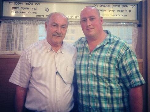 דוד שולמן ובנו שלמה