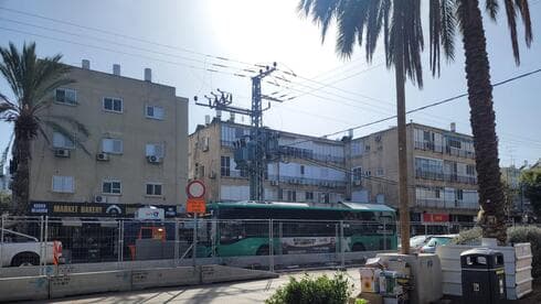 עבודות הרכבת הקלה ברחוב סוקולוב