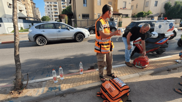 זירת התאונה בפרדס חנה