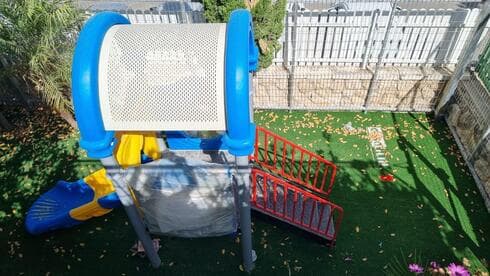 הגן החדש שהוקם בקרית מנחם