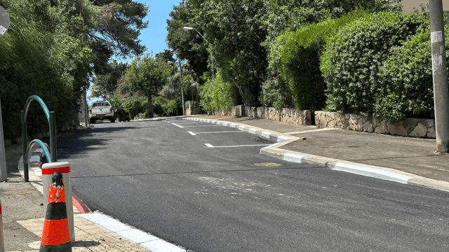 שדרות הברושים אחרי השיפוץ