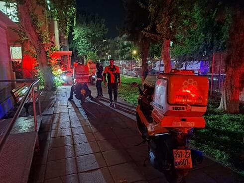 מזירת האירוע בבת ים