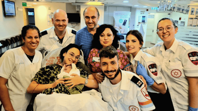 לבנה בלוקה, התינוקת והצוות הרפואי