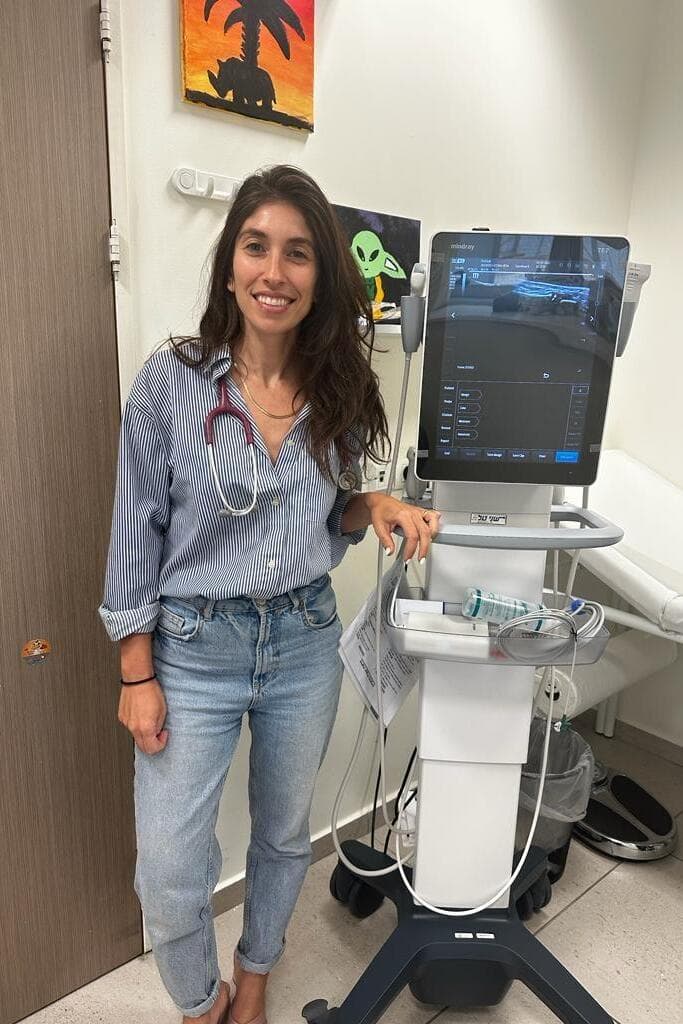 דר לירז טוביאס, מומחית ברפואת ילדים, במרכז בריאות הילד של כללית במגדל העמק