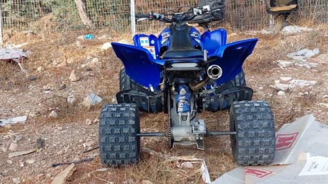 הטרקטורון שמצאו השוטרים