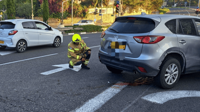 זירת האירוע הדריסה בצומת דניה