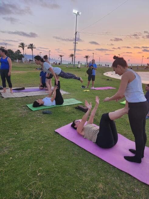 אימונים בחוף קרית ים