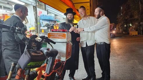החובשים עם התלמיד במפגש ספונטני