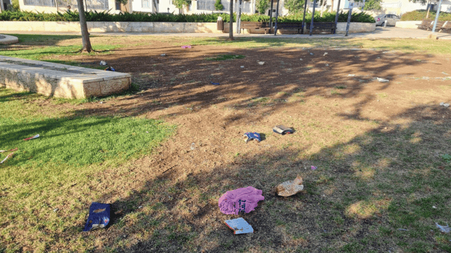 "כמו מזבלה". הפארק בשכונת כרמים