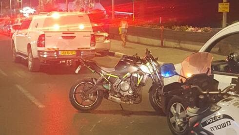 מזירת האירוע בדרך בן גוריון