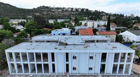 בית ספר אלומות רגע לפני סיום (צילום: דוברות עיריית עפולה) בית ספר אלומות רגע לפני סיום