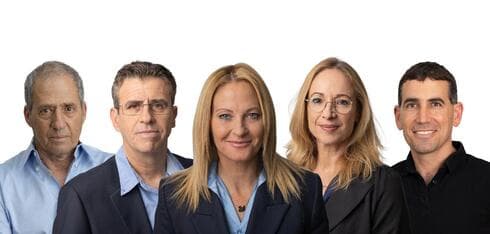 שלומית שיחור רייכמן והנבחרת שלה. עפרי רביב, דני גת, דליה אייל ואבי סמוביץ