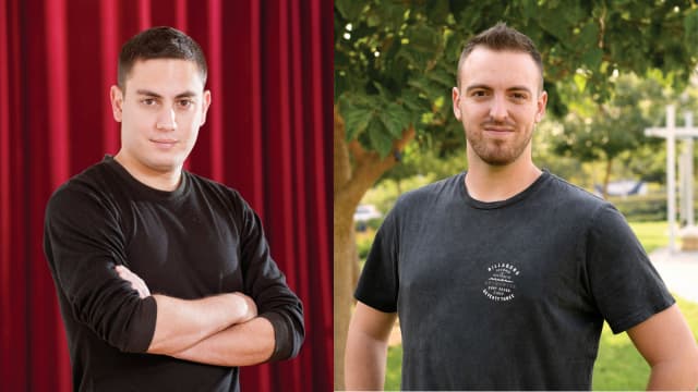 מימין: גרינפלד ושמעונוביץ