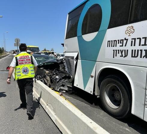 תאונת הדרכים הבוקר בהר חוצבים