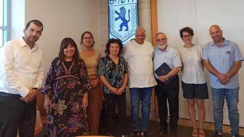 הפגישה בעיריית ירושלים אתמול