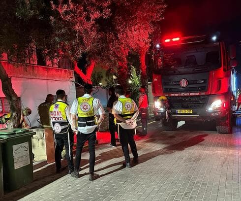 זירת השריפה