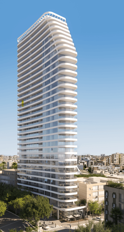 מגדל "אאורה פיבקו" בבת ים (הדמייה: Craft-TLV) מגדל "אאורה פיבקו" בבת ים