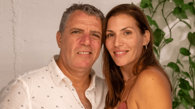 בני הזוג מאיר. הרגישו כמו חתן וכלה במסיבת ההשקה