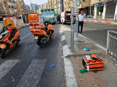 מזירת האירוע בבת ים