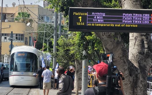 אירוע השקת הרכבת הקלה 