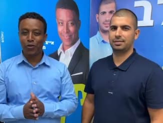 מאיר בן חמו (ימין) עם איצ'ולתם מסלה