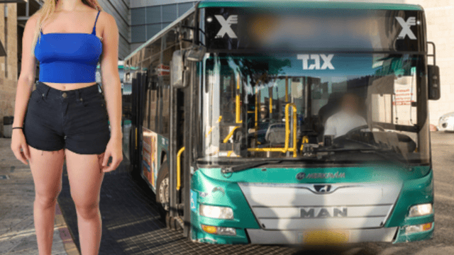נהג אוטובוס העיר לנערה מחיפה על לבושה