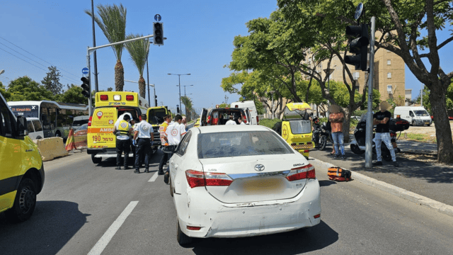 הולכת רגל נפצעה בנוני כתוצאה מפגיעת רכב 
