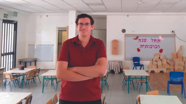 גורדון בגן שלו השבוע. מתרגש 
