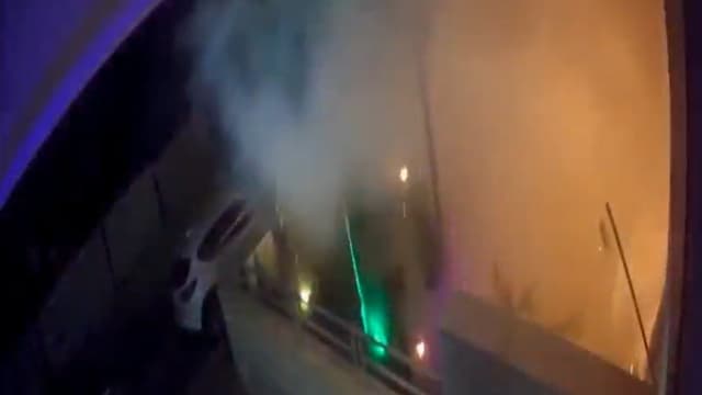 הפיצוץ של המטען ברחוב בארי בנתניה