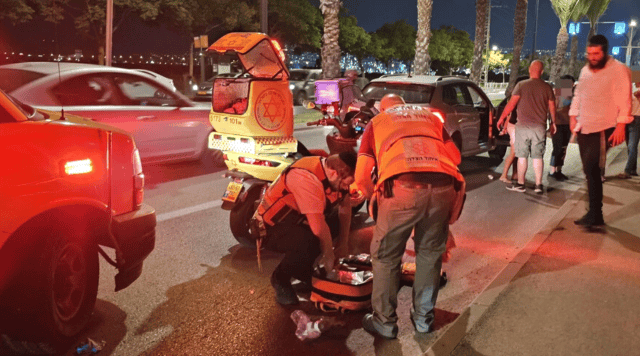 זירת התאונה בקרית אתא