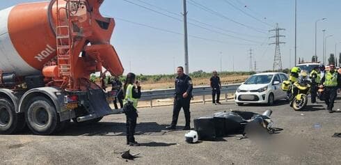 מזירת התאונה הקשה