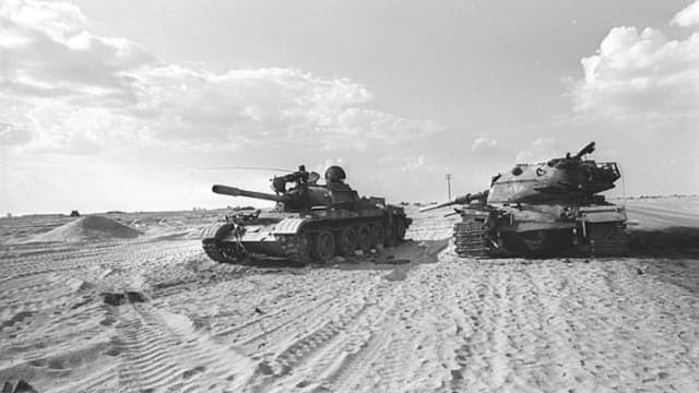 גבורת החיילים פיצתה על טעויות הממשלה. טנקים במלחמת יום הכיפורים (צילום: לע"מ יגאל טומרקין) מלחמת יום הכיפורים