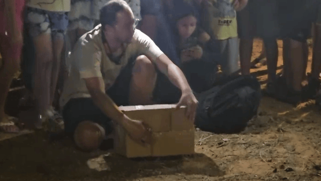 התנשמת שנלכדה בזמן השחרור
