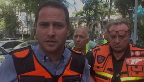 קינסטליך בזירת הנפילה בראשל"צ