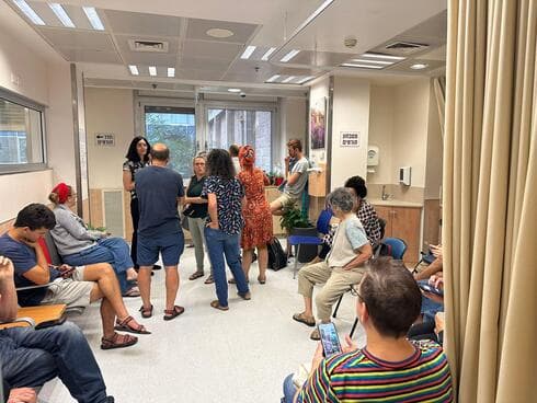 תרומות דם בבית החולים הדסה (צילום: דוברות הדסה) תרומות דם בבית החולים הדסה