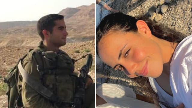 רב״ט עדי גרומן ז"ל (מימין) וסרן יותם בן בסט ז"ל