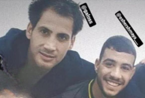 גל סרוסי (משמאל) עם שמעיה. "אושר כל הזמן היה עם חיוך ותמיד שמח"
