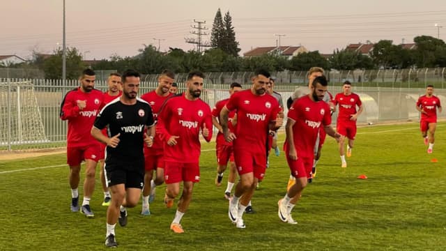 שחקני ב"ש באימון המשותף הראשון מאז פרוץ המלחמה