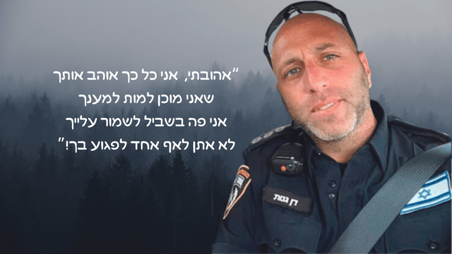 שיר אהבה למדינה. רב פקד דן גנות 