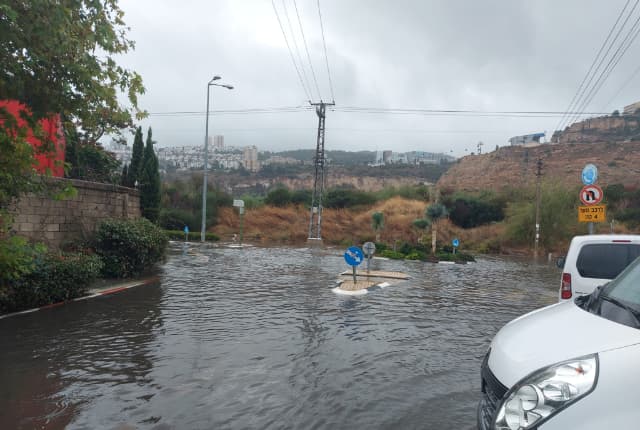 הצפה בחיפה
