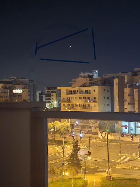 כלי טיס בשמי פתח תקוה