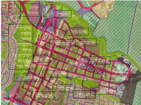 תוכנית שכונת נוף הירקון על שטח בסיס סירקין