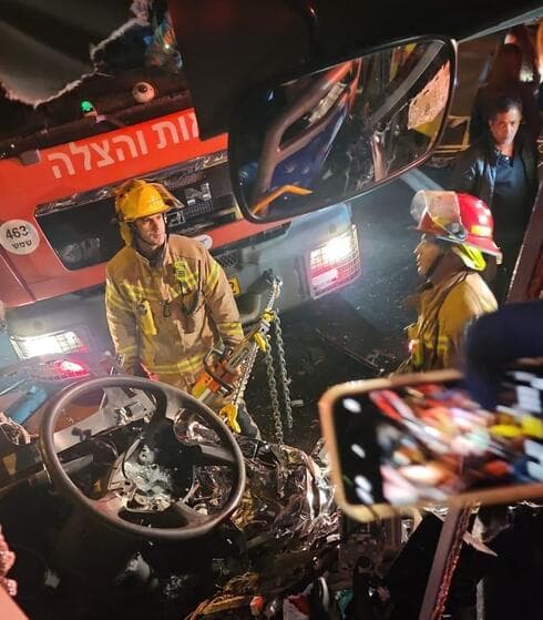 התאונה בכביש 1 הלילה