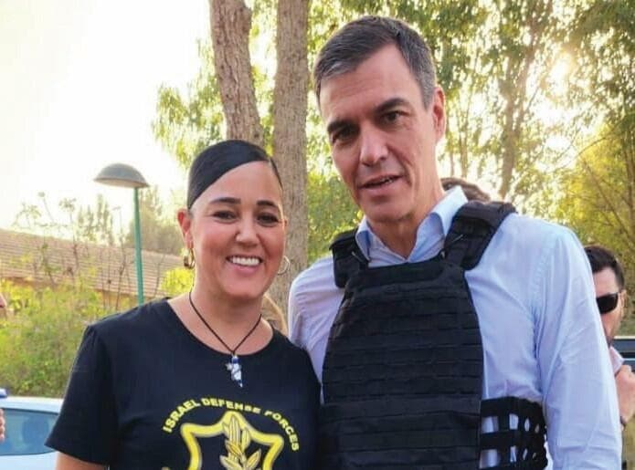 ציפורה חלפון עם פרדו סנצ'ס, ראש ממשלת ספרד