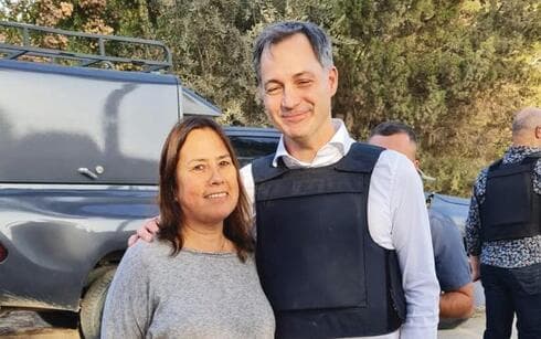 שרונה טל עם אלכסנדר דה קרו, ראש ממשלה בלגיה